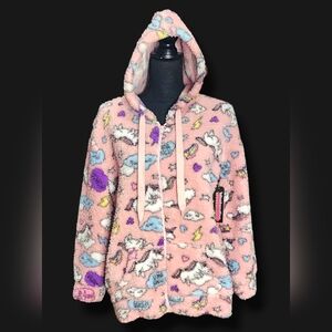 Weekending Soft Unicorn Jacket in Pink